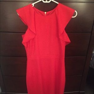 J. Crew Red Monday Dress Size 2